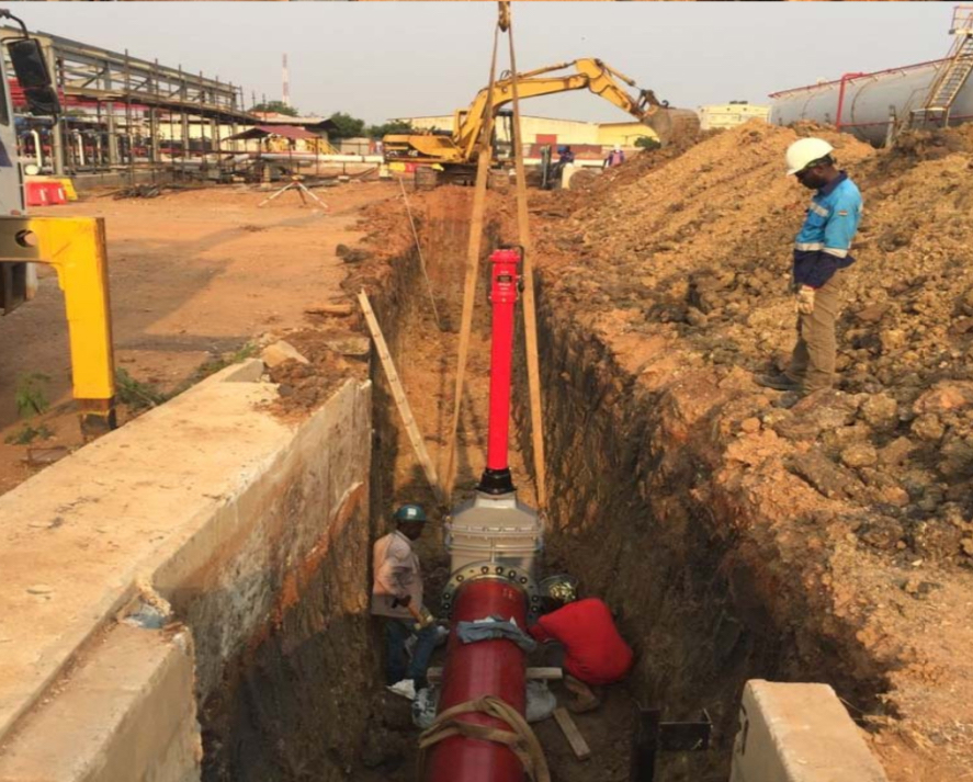 Pipeline Fabrication in Progress